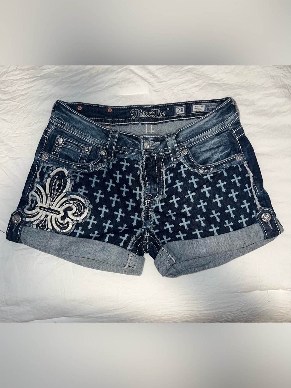 Miss Me Y2K Denim Shorts